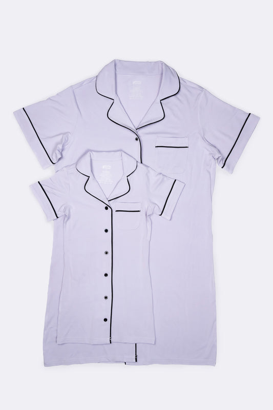 MOM and Kid Bundle Lilac Dream Pajama Dress