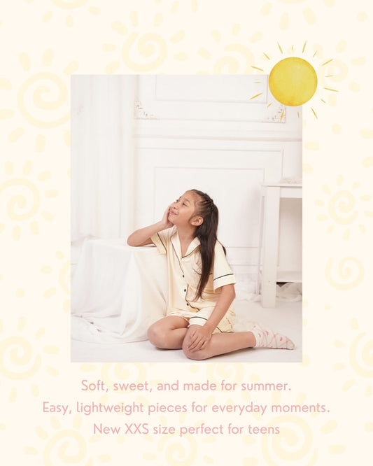 PREORDER: Ultra Soft Butter Bamboo Pajama Shorts in Butter Yellow - Delivery 2nd week of August