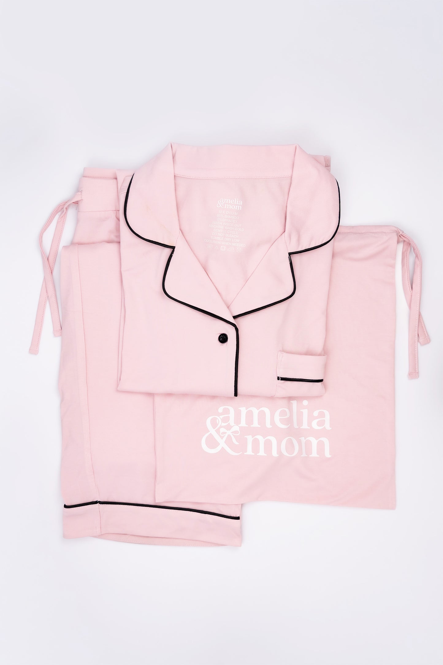 MOM and Kid Bundle Rose Embrace Pajama Set