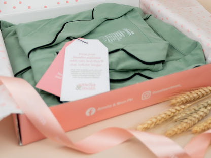 Ultra Soft Butter Bamboo Pajama Dress for Kids in Sage Green