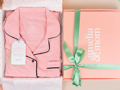 Ultra Soft Butter Bamboo Pajama Dress in Peach Embrace