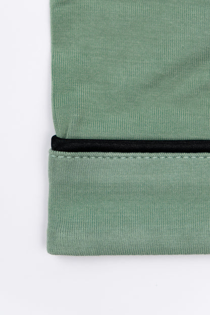 Ultra Soft Butter Bamboo Pajama Dress for Kids in Sage Green