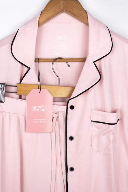 MOM and Kid Bundle Rose Embrace Pajama Set