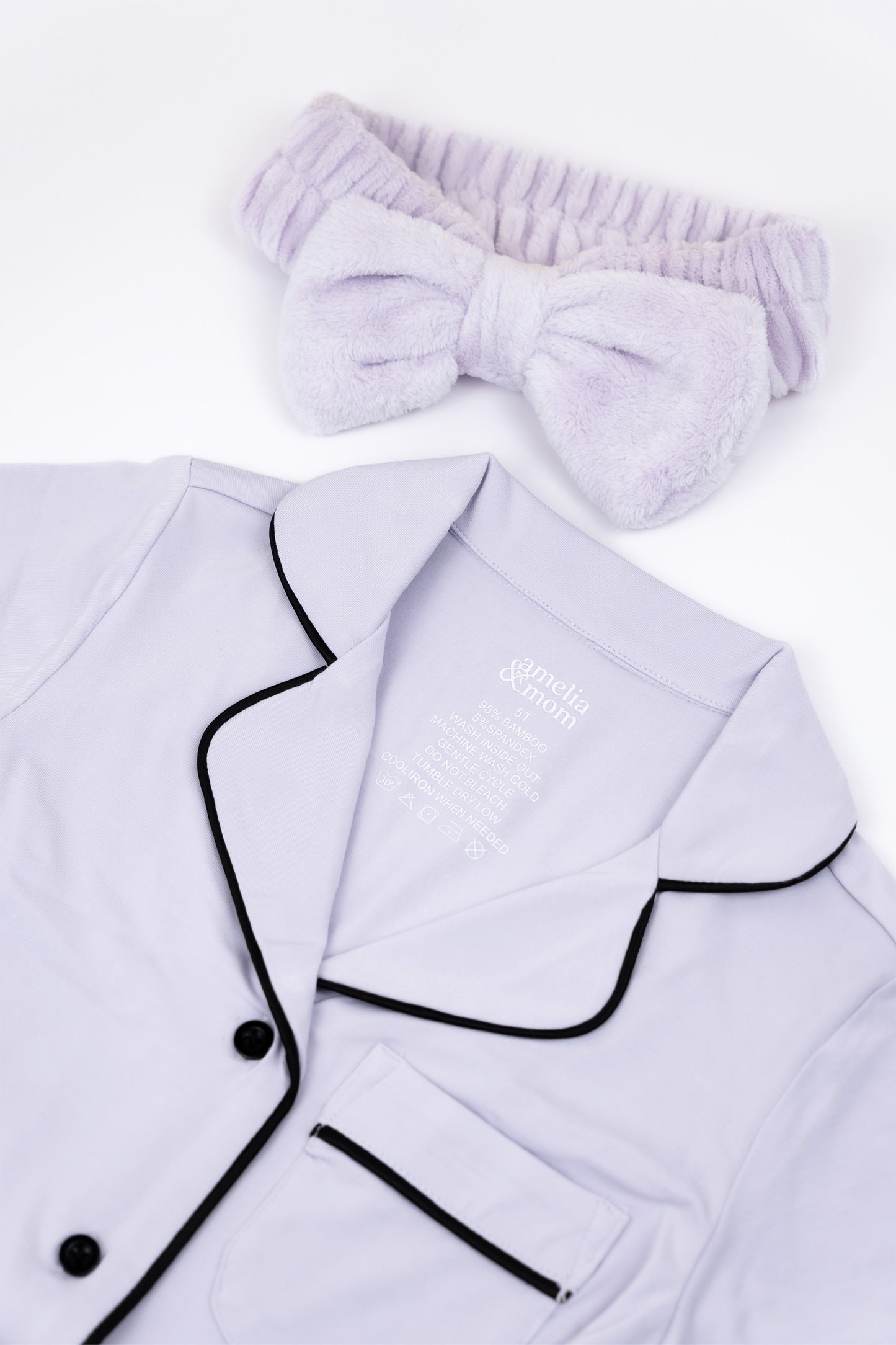 Ultra Soft Butter Bamboo Pajama Dress for Kids in Lilac Dream