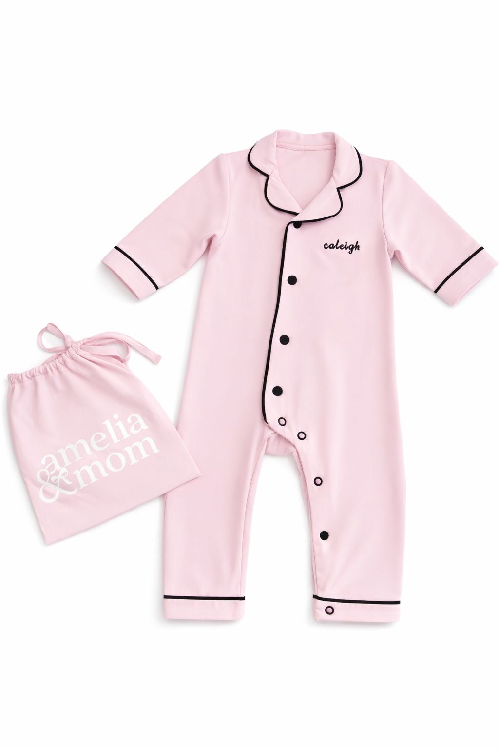 PREORDER: Ultra Soft Butter Bamboo Pajama Onesie in Rose Embrace